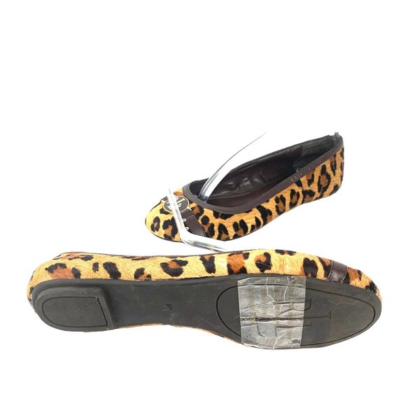 LAUREN RALPH LAUREN Ponyhair Animal Print RLL Logo‎ Monstrap - Picture 3 of 12